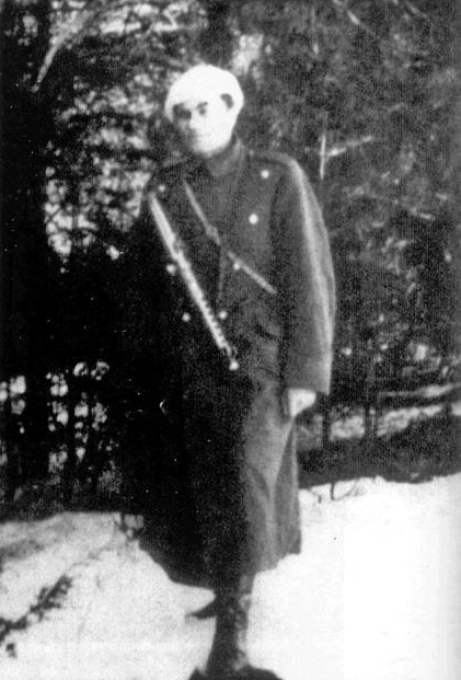 Por. Jan Leonowicz Burta na kilka tygodni przed śmiercią. Zima 1950-1951.