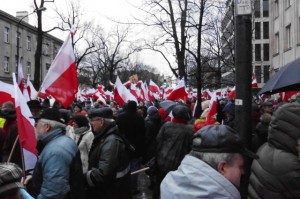 Marsz Wolności i Solidarności 2015. Manifestacja PiS z 13 grudnia w Warszawie. 1