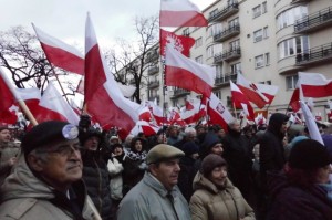 Marsz Wolności i Solidarności 2015. Manifestacja PiS z 13 grudnia w Warszawie. 2