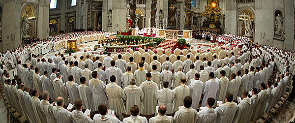 -SS. Francesco-Basilica Vaticana: Santa Messa del Crisma 28-03-2013 - (Copyright L'OSSERVATORE ROMANO - Servizio Fotografico - photo@ossrom.va)