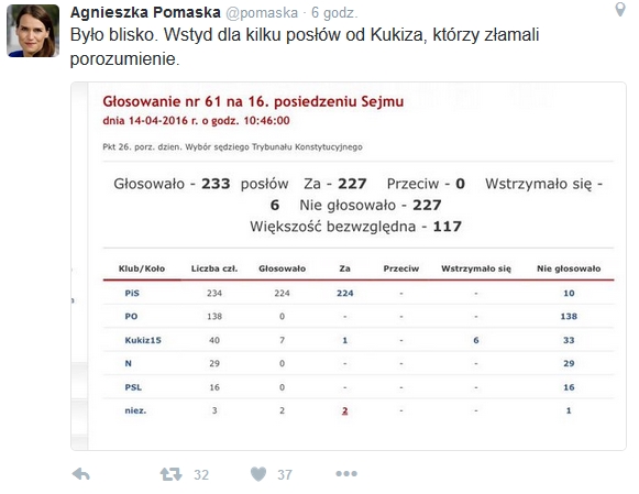 Nieudane porozumienie z N