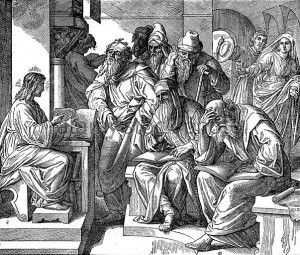 młody Jezus w świątyni