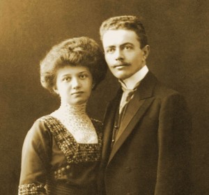 Ks. Aleksander Falzmann z małżonką