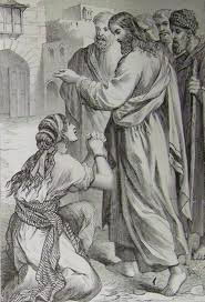 kobieta prosząca Jezusa