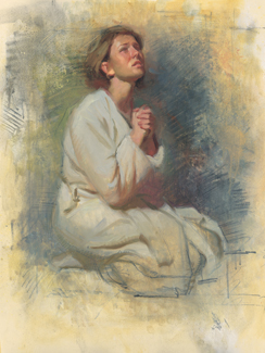 kobieta modląca się