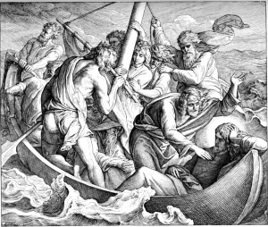 Jezus podczas sztormu