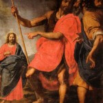 Scena biblijna z Janem Chrzcicielem