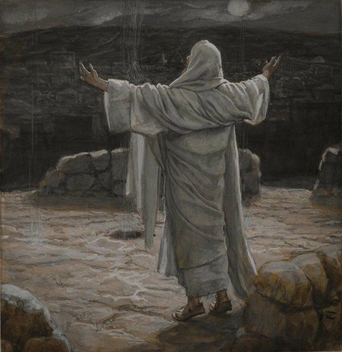 Brooklyn_Museum_-_Christ_Retreats_to_the_Mountain_at_Night_-_James_Tissot