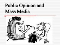Mass media & public opinion