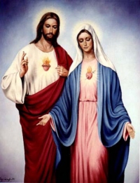 Nipokalane Serce Maryji i Serce Jezuza