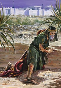 Do Listry nadeszli Żydzi z Antiochii i z Ikonium. Podburzyli tłum, ukamienowali Pawła i wywlekli go za miasto, sądząc, że nie żyje. 