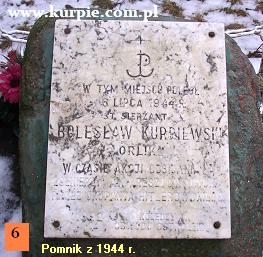 Pomnik „Orlika” - 1944 r.