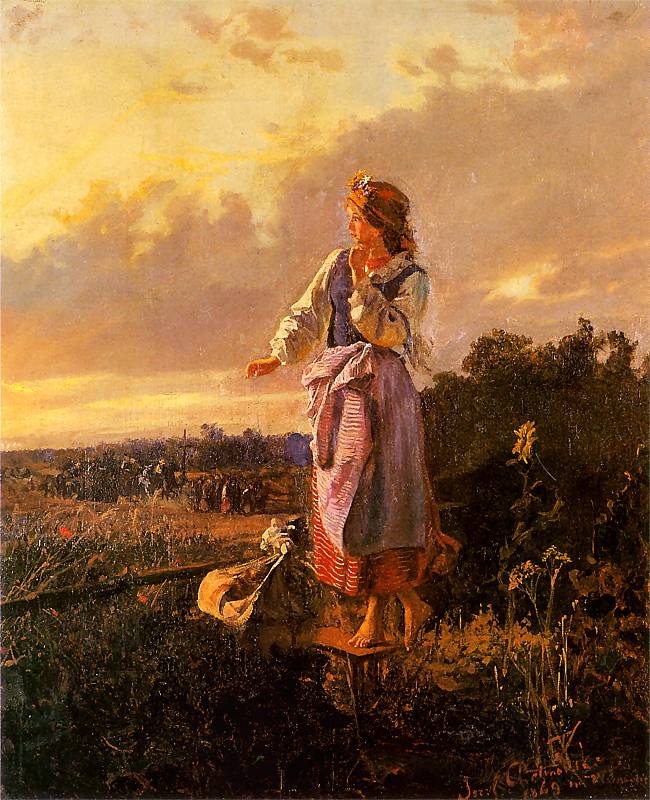 W_ogrodku_Józef Chełoński