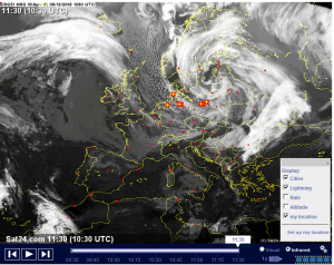 Weather Europe, Satellite Weather Europe, Weather Forecast, Rainfall, Clouds, Su_2013-12-06_11-48-00
