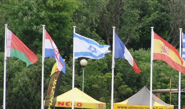 flagi uczestnikow izrael