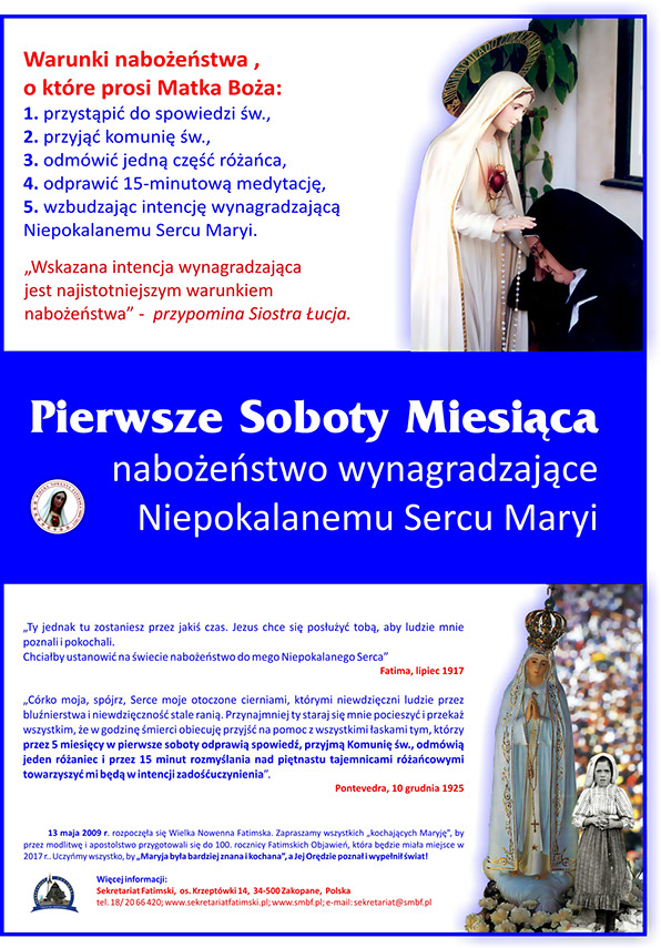 plakat pierwsze soboty miesiaca