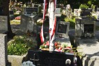 Nad grobem ks. Władysława Gurgacza w rocznicę zbrodni komunistycznej Kraków, Cmentarz Wojskowy, 14 września 2013 r. (zdjęcia i wideo- Józef Wieczorek)